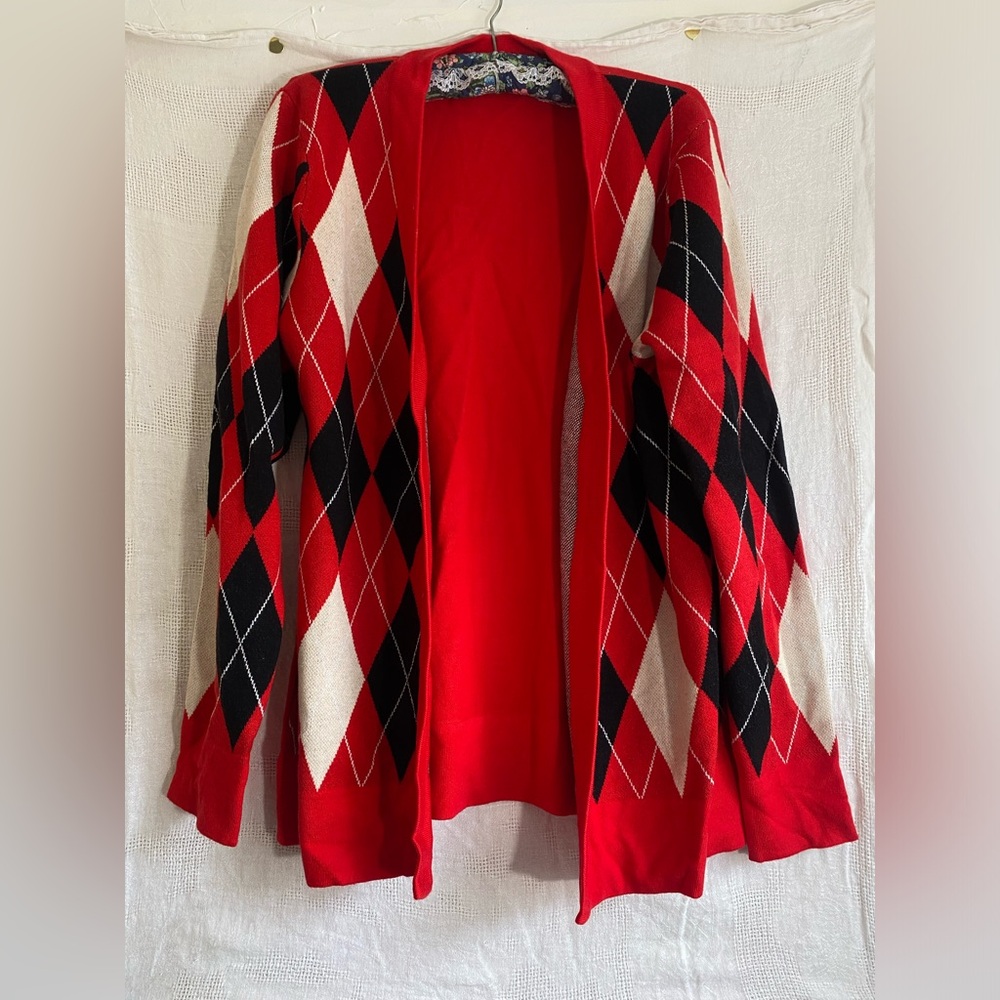 Urban CoCo Argyle Cardigan
